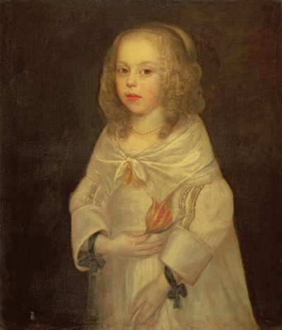 Frances Cotton (geboren Herbert), c.1680 door English School